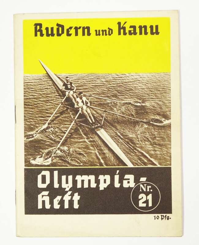 Olympia Heft 21 Rudern und Kanu 1936 