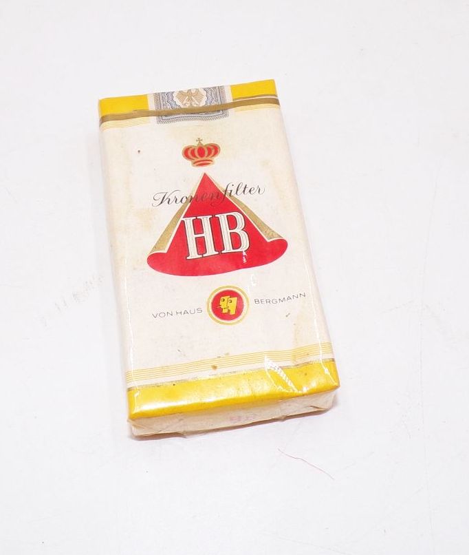 HB Kronenfilter Zigaretten Ungeöffnete Zigarettenschachtel 