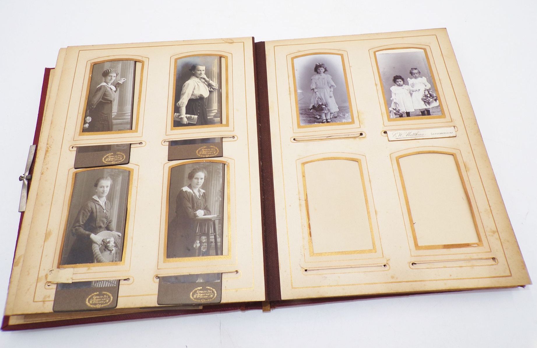 Altes CDV Fotoalbum Kabinettfoto um 1910 Altes CDV Fotoalbum Kabinettfoto um 1910