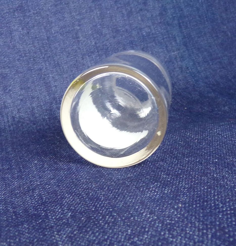 Alte Muskat Apothekerflasche Vorratsgefäß Antik Glas Dekoration