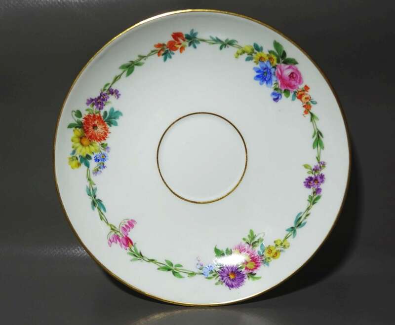 Meissen Gedeck Schwanenhals Blumen Dekor 1 Wahl Knaufzeit