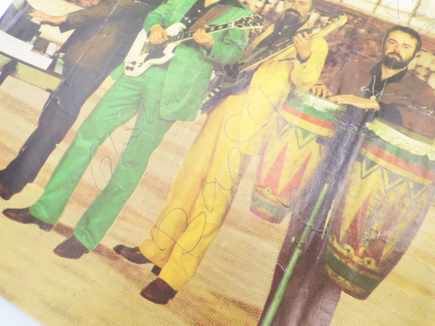 Plakat Hansa Schauorchester DDR mit Unterschriften Autogramm Plakat Hansa Schauorchester DDR mit Unterschriften Autogramm