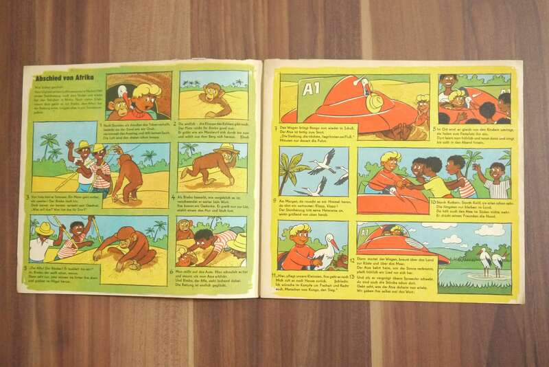 Atze Abschied von Afrika Jahrgang 1961 Heft 4 DDR Comic