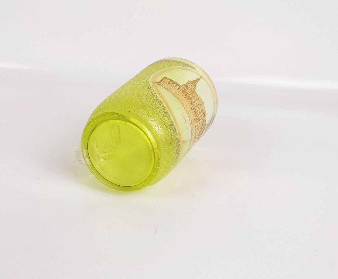 Altes Andenkenglas Flinsberg Schlesien um 1900 Altes Andenkenglas Flinsberg Schlesien um 1900