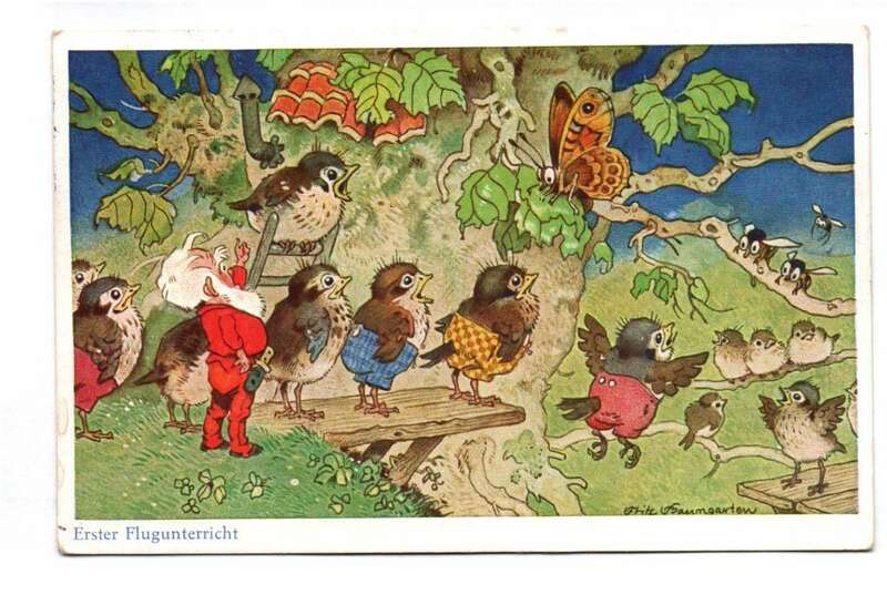 Fritz Baumgarten Ak Erster Flugunterricht 1940