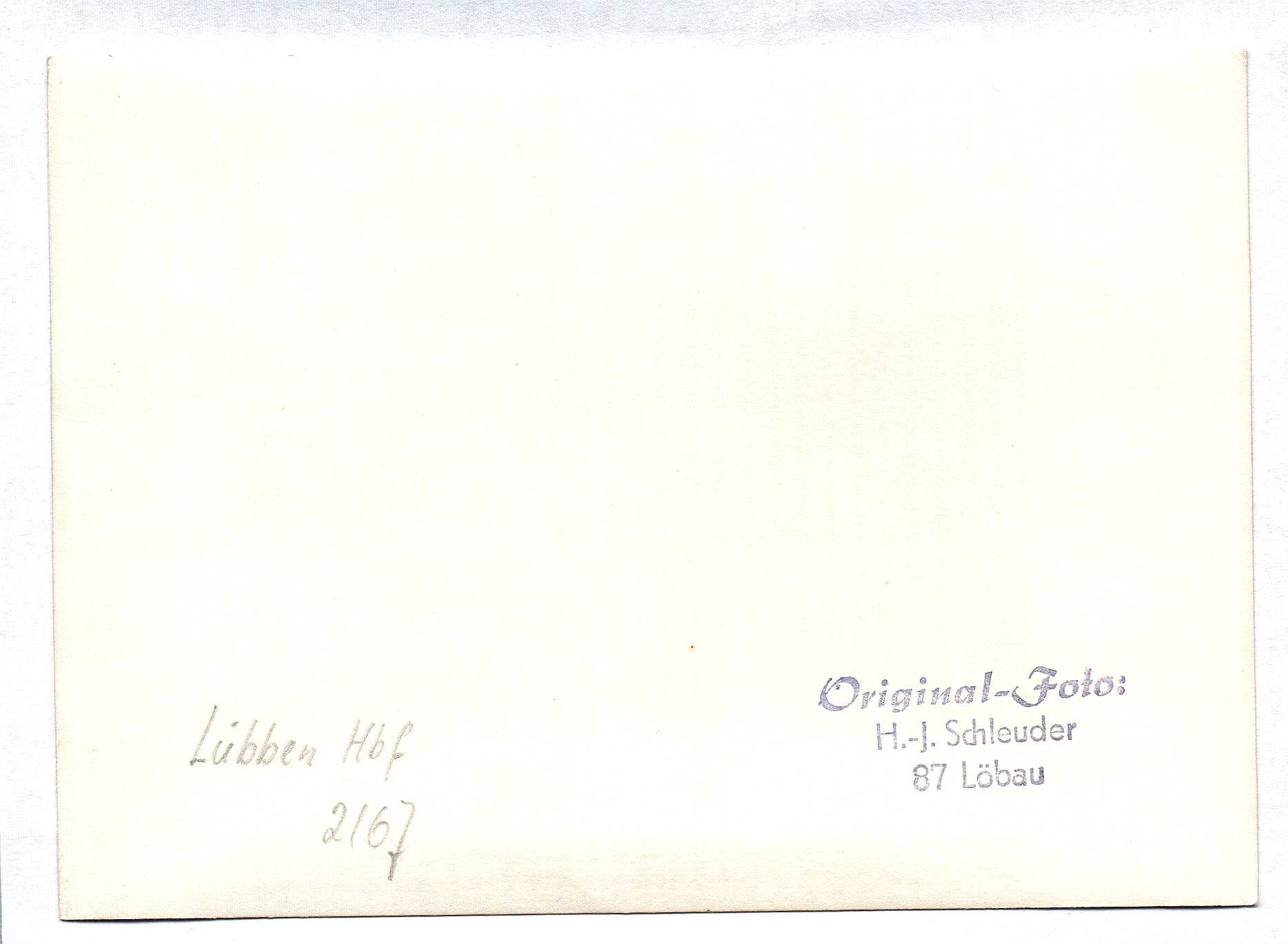 Foto Dampflok 55 1949 Dampflokomotive Lübben Hbf Februar 1967