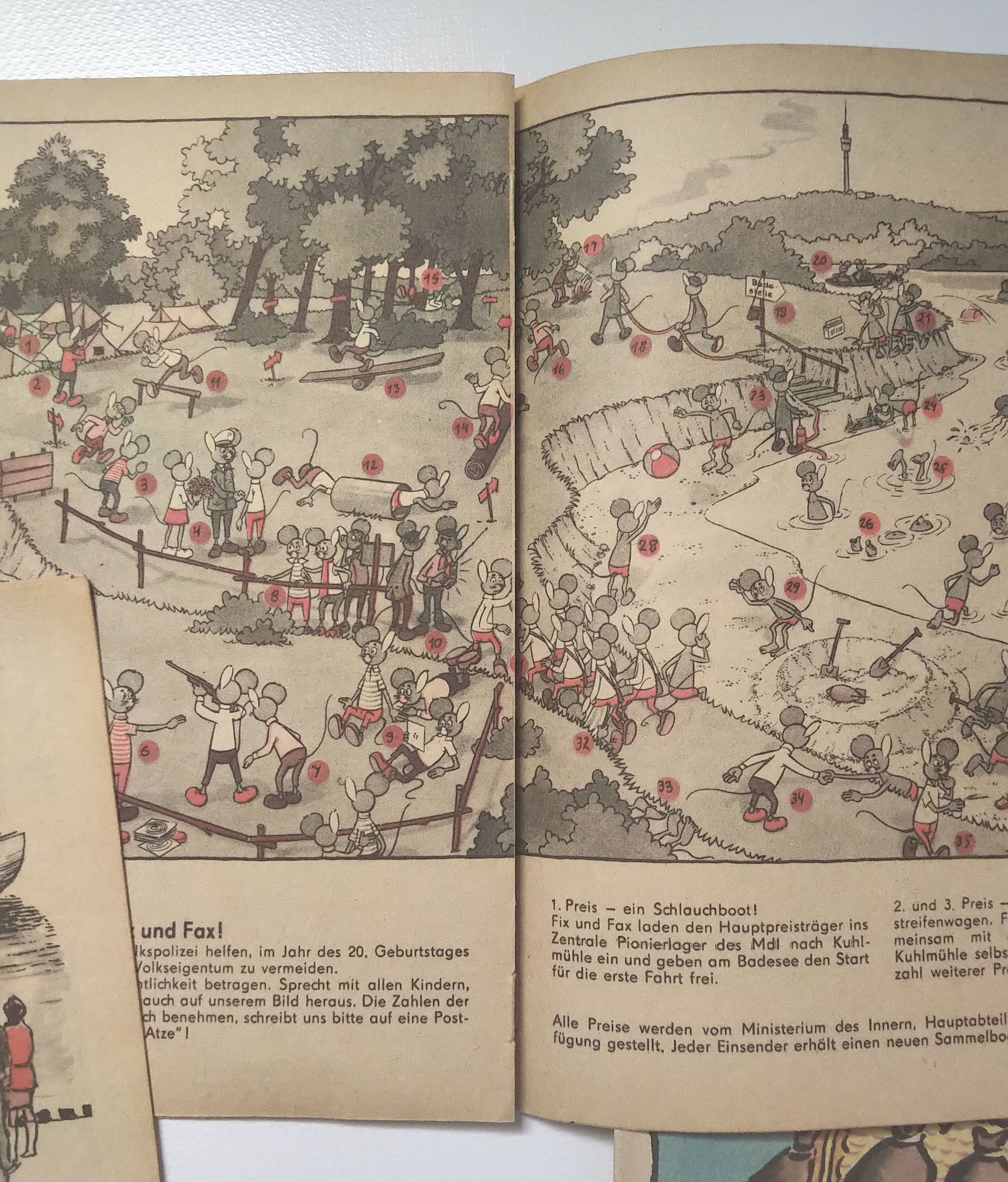 Jahrgang 1969 Atze 12 Hefte Kinder Comic DDR