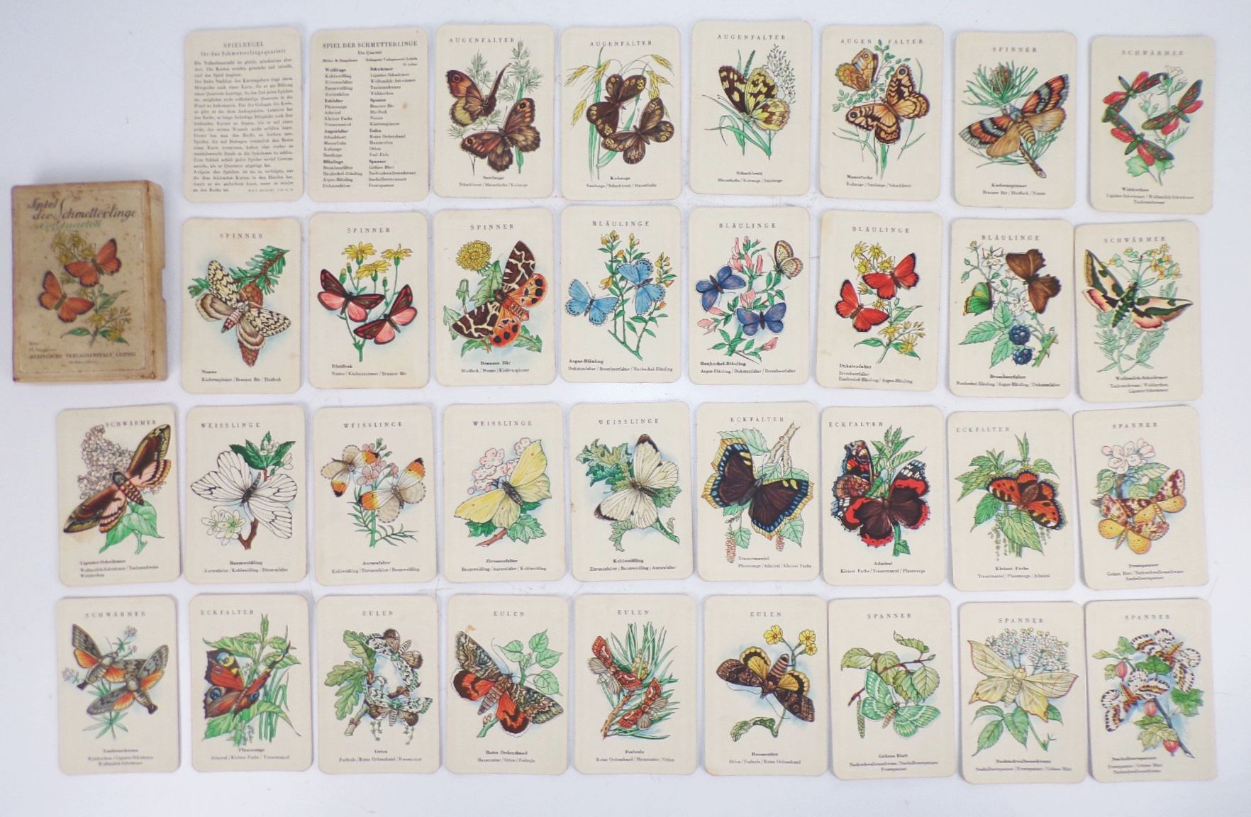 Spiel der Schmetterlinge Ein Quartett Helingsche Verlagsanstalt Leipzig 