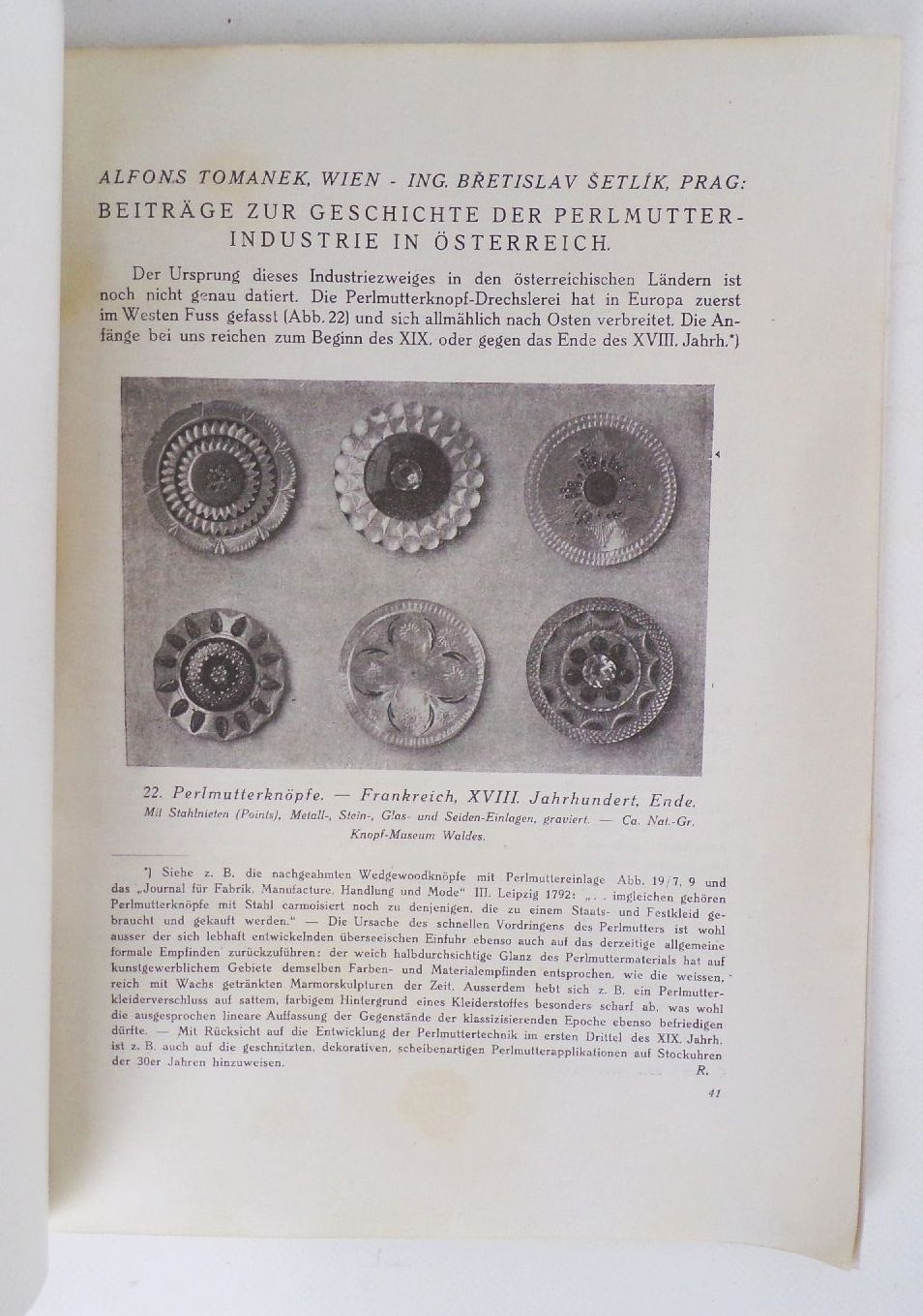 Berichte aus dem Knopf Museum Heinrich Waldes Prag Wrschowitz buttons Knöpfe Berichte aus dem Knopf Museum Heinrich Waldes Prag Wrschowitz buttons Knöpfe