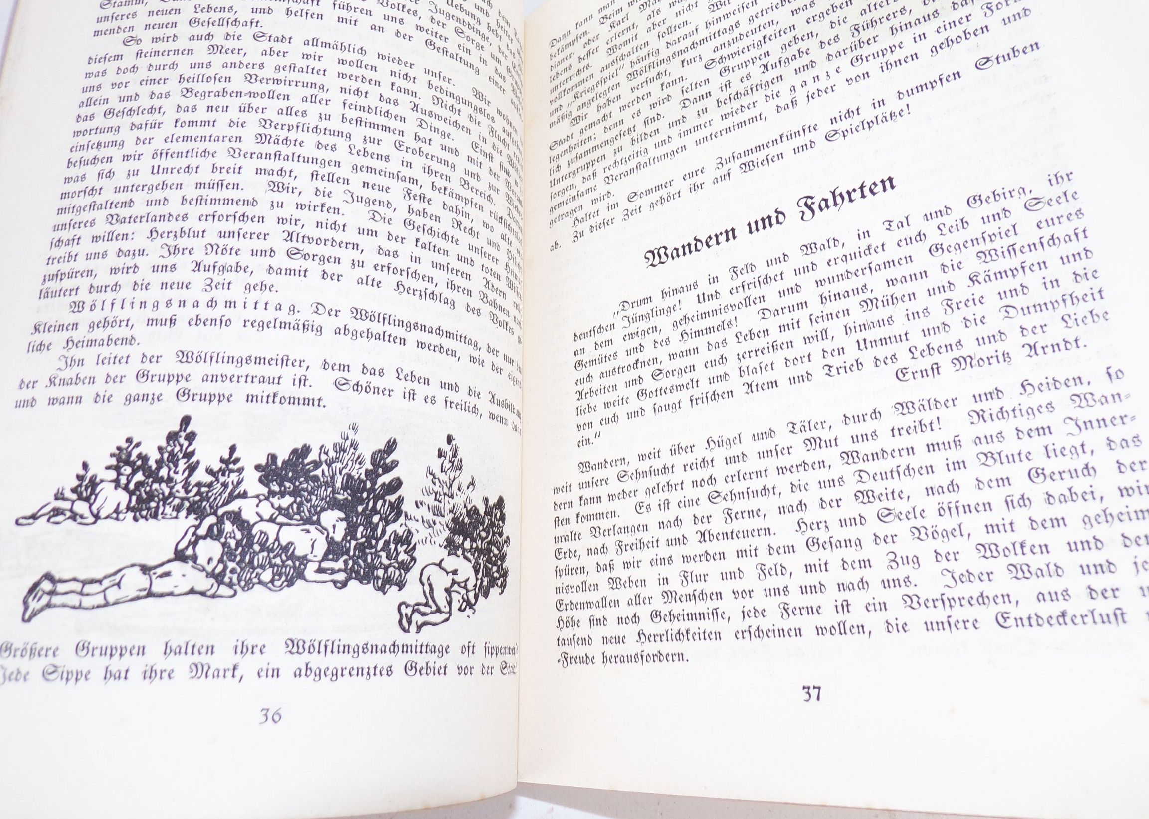Jugend Heraus Kleines Handbuch für deutsche Jugendgruppen 1927 Pfadfinder Buch 
