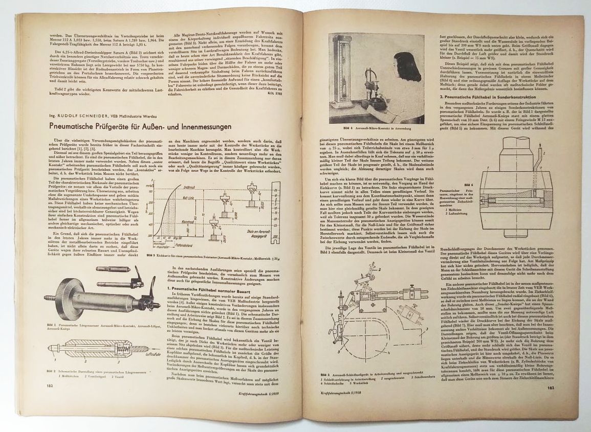 Zeitschrift DDR KFT Nr 5 Zweitakt Dieselmotor Kraftfahrzeugtechnik 1958