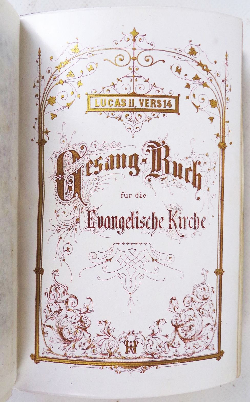 Gesangbuch für die evangelische Kirche Ledereinband 1882 Gesangbuch für die evangelische Kirche Ledereinband 1882
