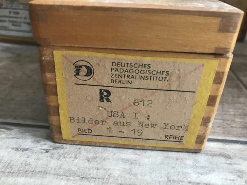 Foto Lehrmaterial Glasdias Länder Lehrmittel Sowjetunion DDR Deutschland Dias