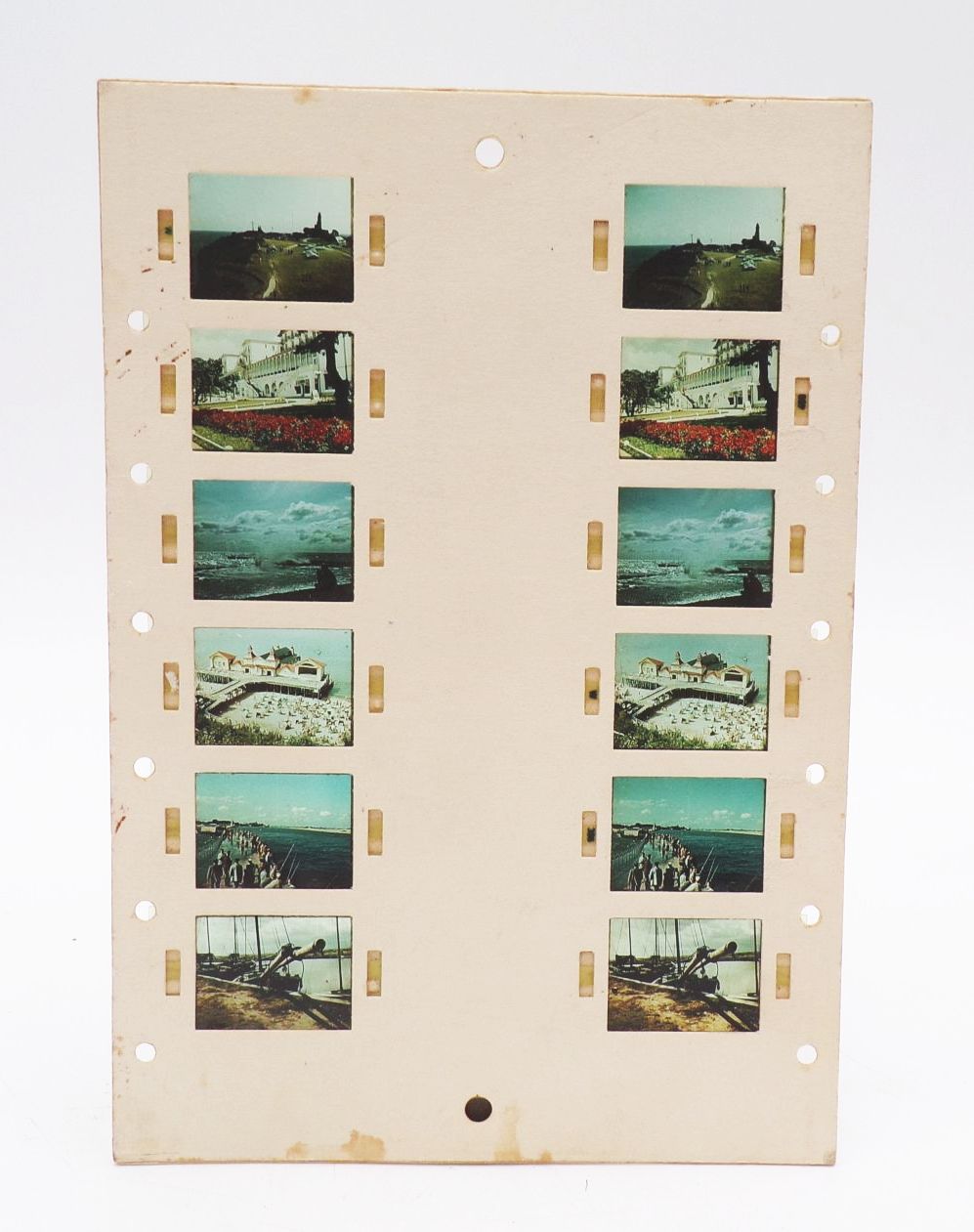 Alter Bildstreifen LS1 Ostsee Seebrücke Leuchtturm DDR 3 D Bildkarte Stereomat Alter Bildstreifen LS1 Ostsee Seebrücke Leuchtturm DDR 3 D Bildkarte Stereomat