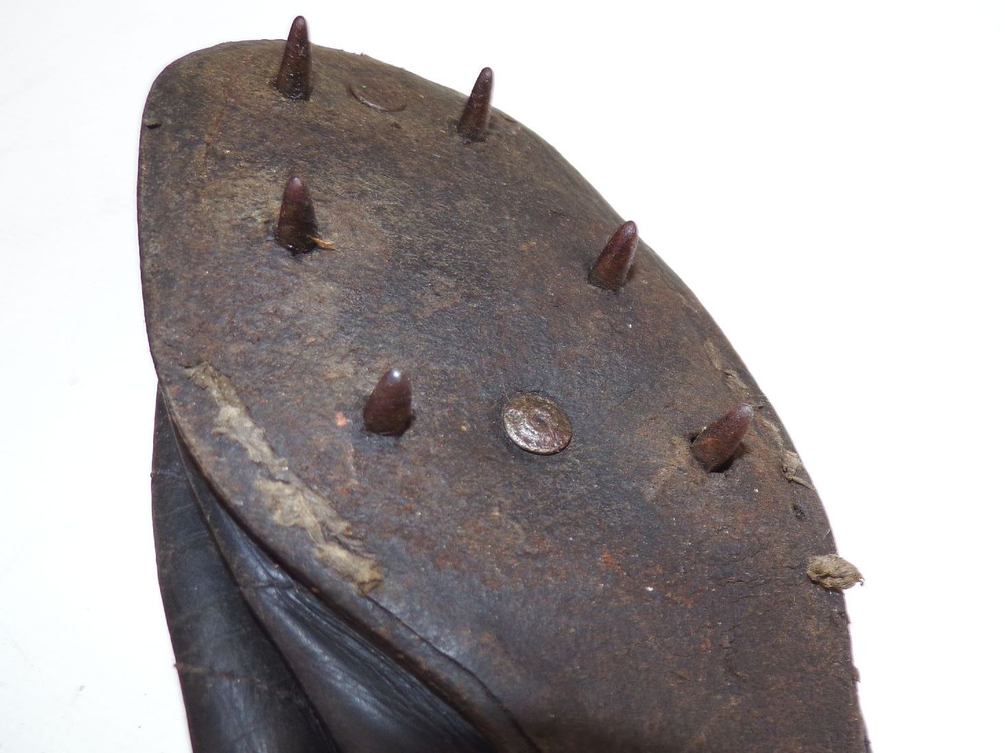 Alte Leder Sprintschuhe Track Spikes Sprint Shoes Sportschuhe 