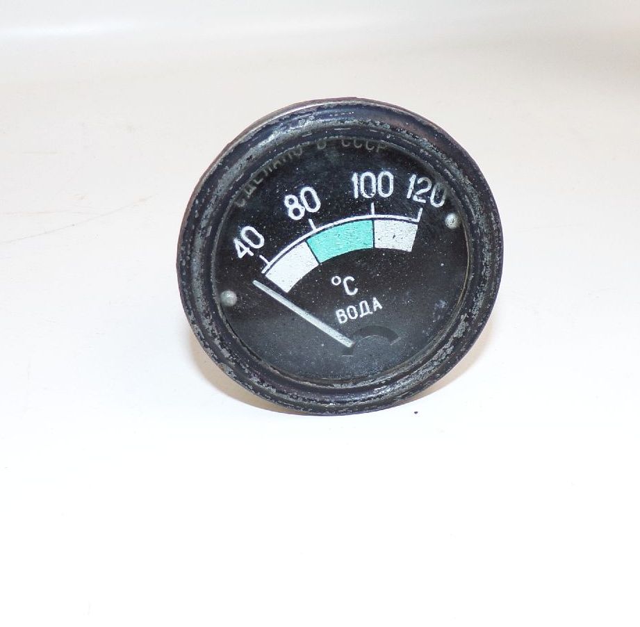 Russischer Temperatur Anzeige PKW Cockpit 40 bis 120 Grad Oldtimer Thermometer