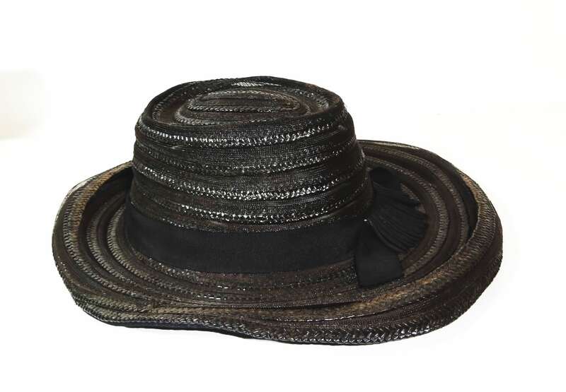 Alter Damenhut 1920er 1930er Vintage Hut Größe 50 ! 