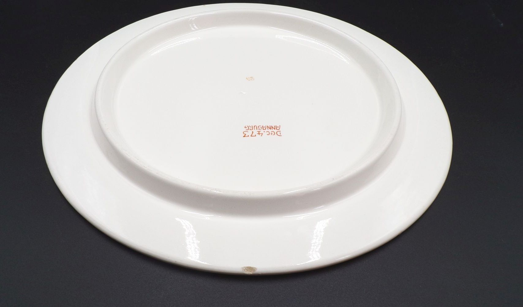 Alte Art Deco Tortenplatte Annaburg Spritzdekor Kuchenplatte