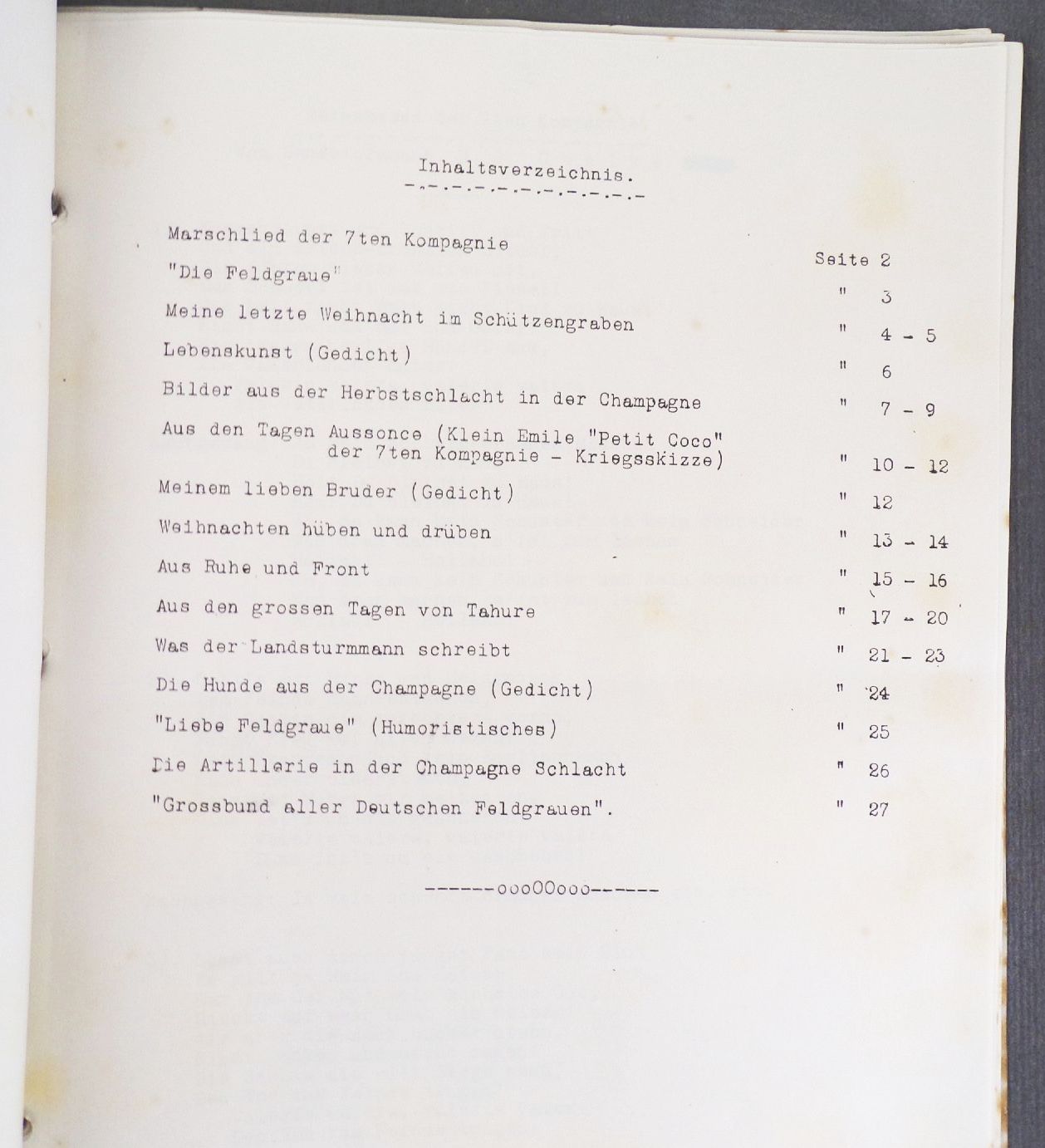 Die Feldgraue Allgemeine Kriegszeitschrift 1915 Weihnachtsnummer 1 WK 