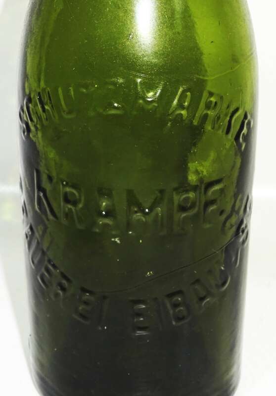 Alte Bierflasche Brauerei Eibau Schutzmarke Krampf Reklame Sammler Vintage 