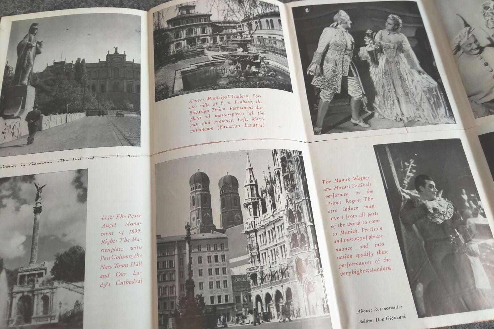 Prospekt Munich altes Werbeblatt München Prospekt Munich altes Werbeblatt München