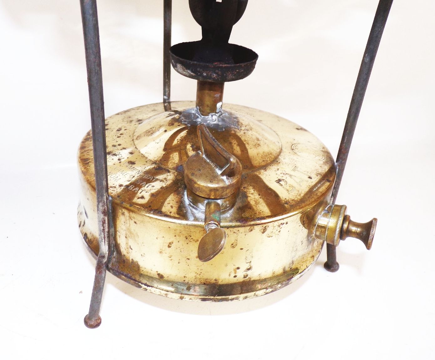 Alter Bat Kocher Petroleumgaskocher Campingkocher Zubehör Originalkarton