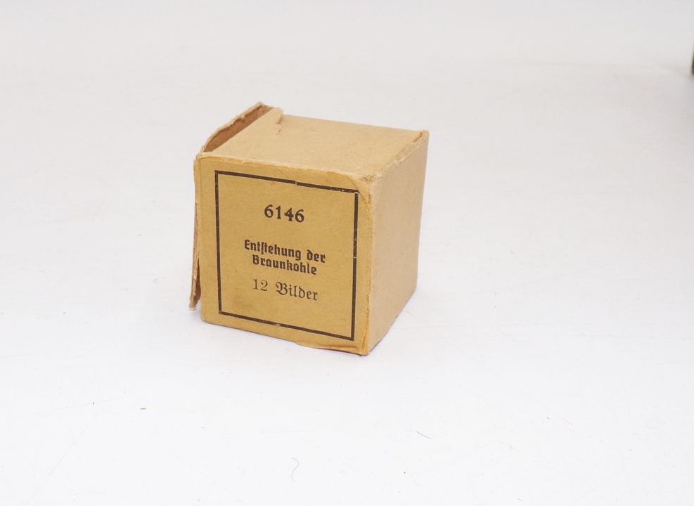 Alter Rollfilm Entstehung der Braunkohle 12 Bilder Antiker Diafilm 