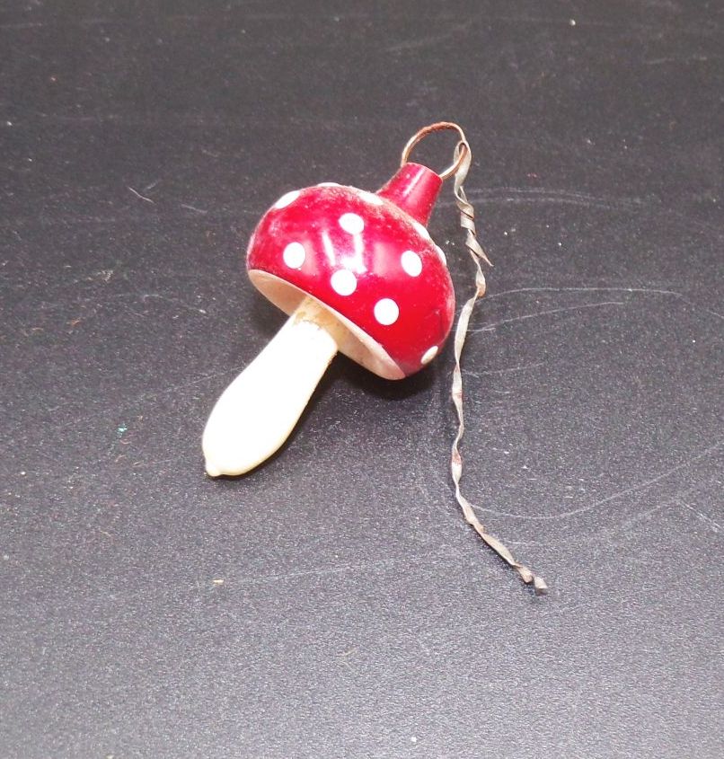 Alte Fliegenpilze Christbaumschmuck Glas Baumschmuck Antik 6 Stück Alte Fliegenpilze Christbaumschmuck Glas Baumschmuck Antik 6 Stück
