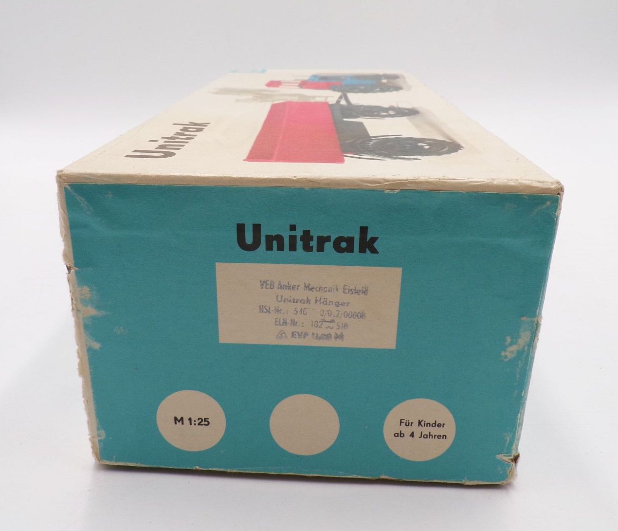 Originalkarton Unitrak Traktor Leer Anker DDR Karton Originalkarton Unitrak Traktor Leer Anker DDR Karton