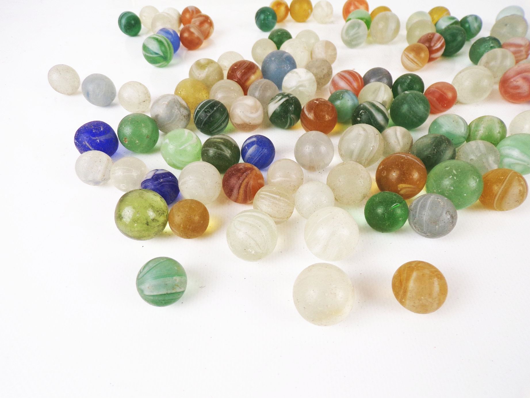 Konvolut alte Glasmurmeln 107 Stück Murmel marbles Konvolut alte Glasmurmeln 107 Stück Murmel marbles