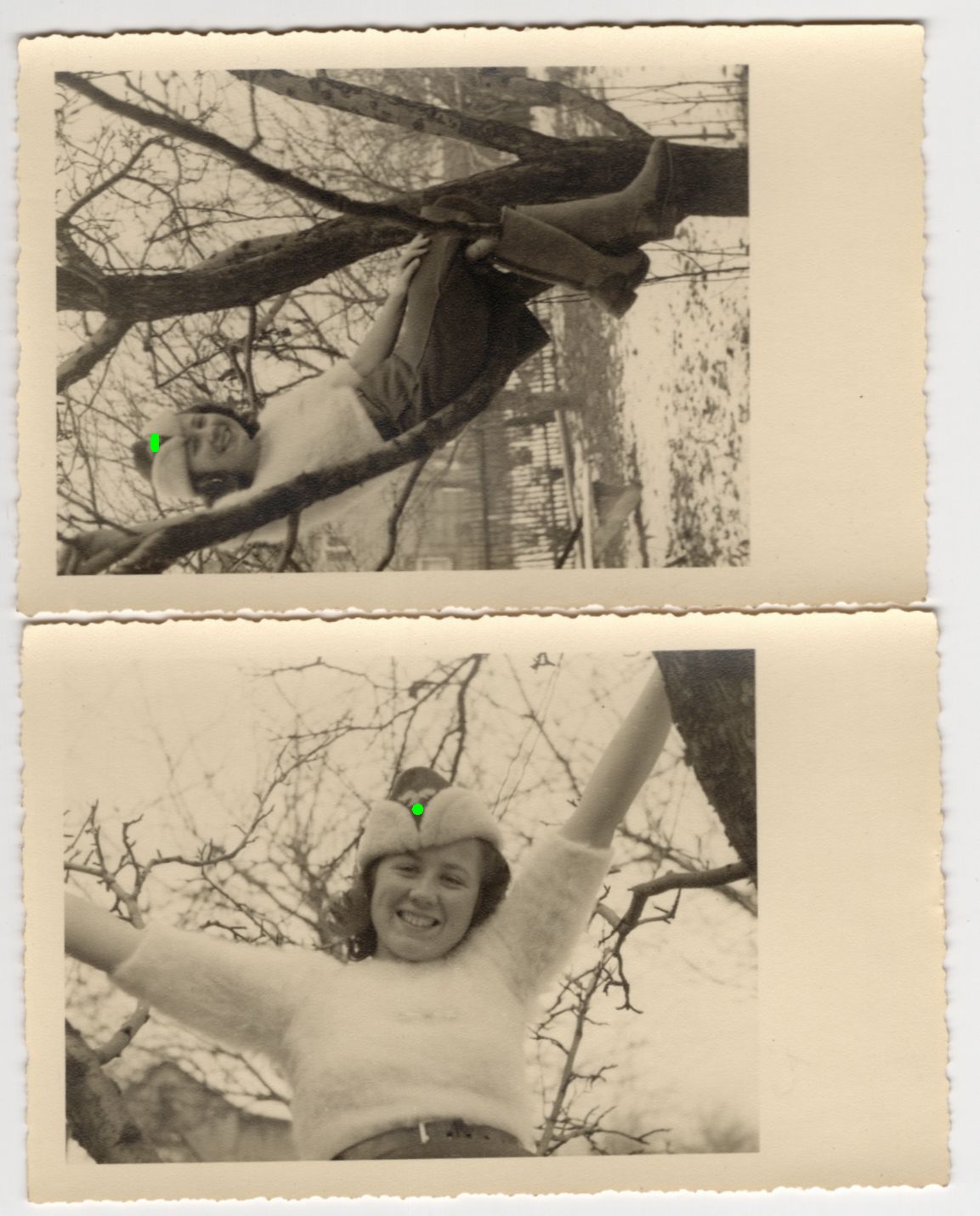 Foto Ak Flakhelferin Mütze Drittes Reich 2 Stück