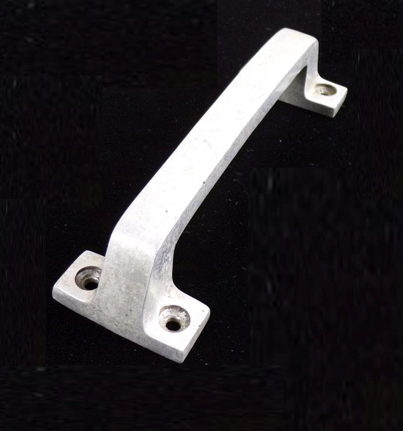 Alter Griff Aluminium Vintage 4 x Schubladengriff 