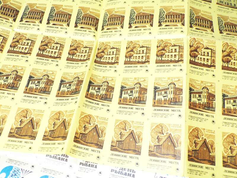 Konvolut Streichholzetiketten Russland Sowjetunion UdSSR 