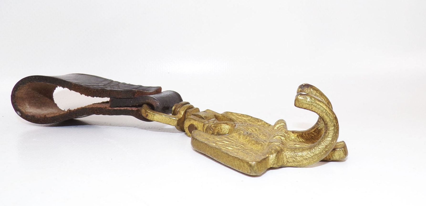 Alter Trommelhaken Kaiserreich für Marschtrommel Messing 1 Wk