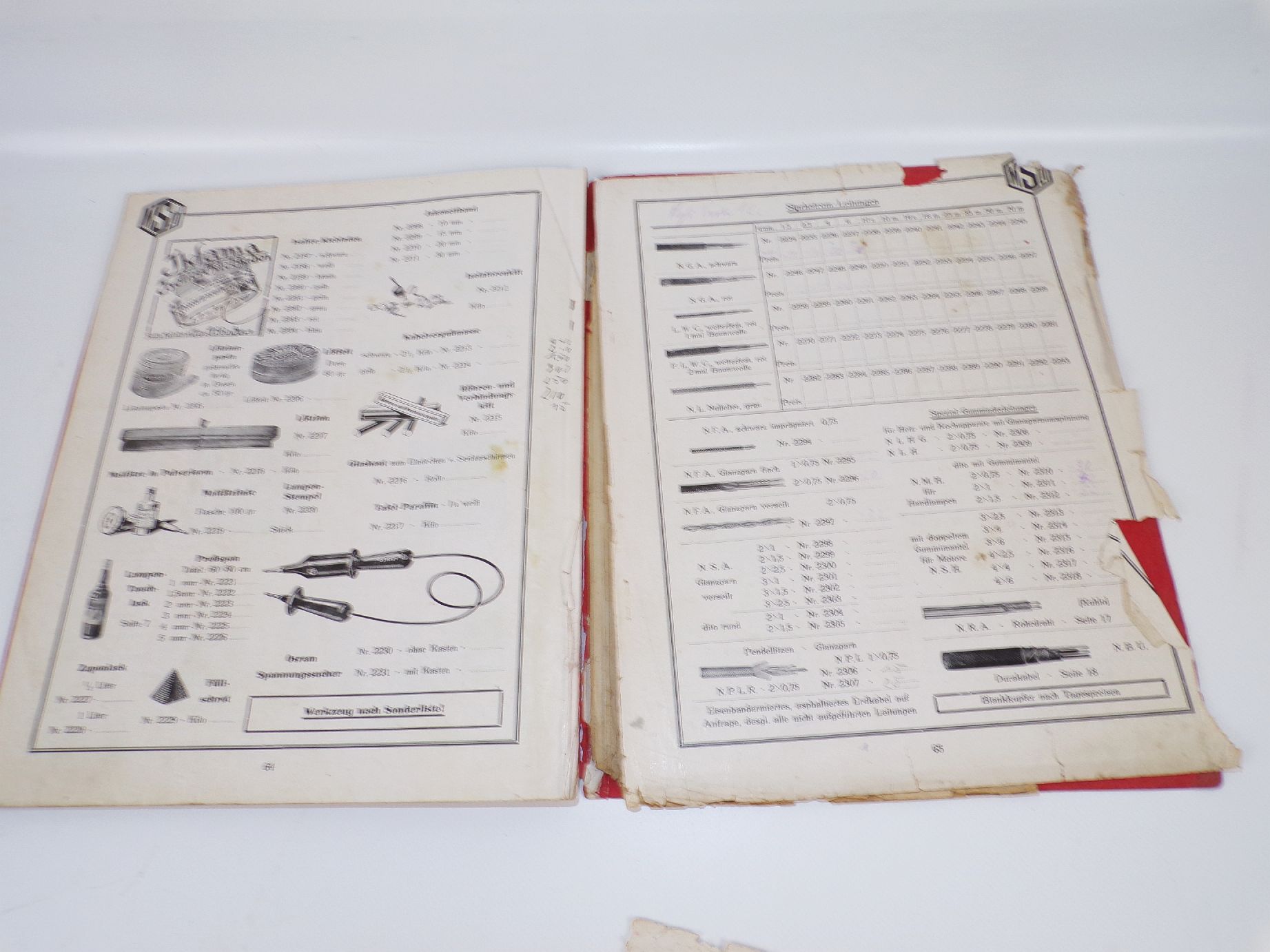 Lampen Katalog Max Schneider Görlitz 1936 Batterien Leuchtmittel Old 