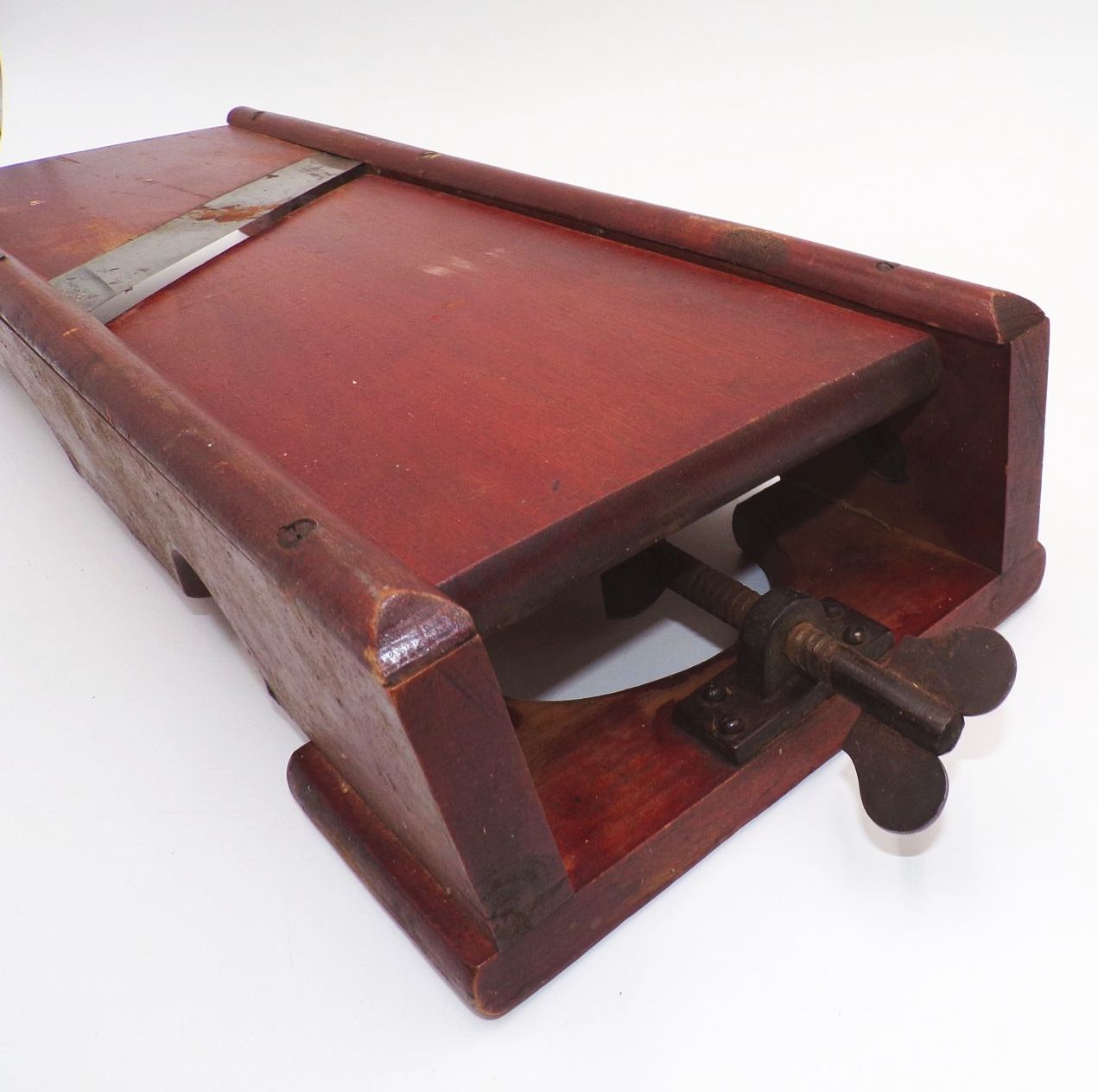 Alter Krauthobel Küchenreibe Gemüsehobel Landhaus Antik Deko 