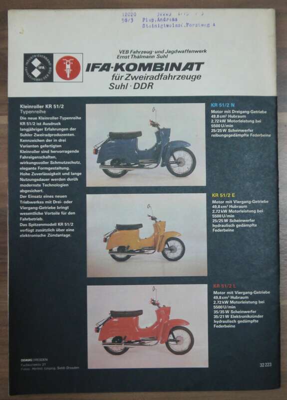 Zeitschrift DDR KFT Messeneuheiten Wartburg und Trabant September 1980 Wohnwagen