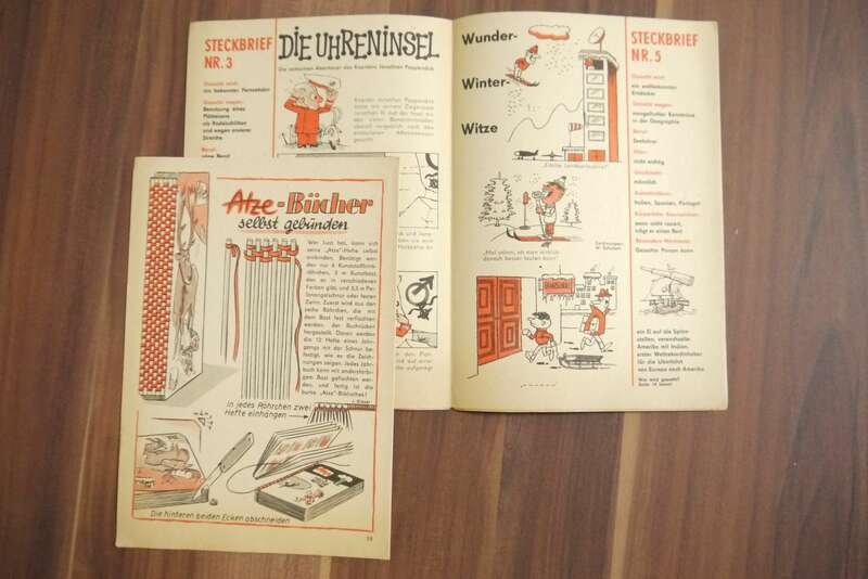 Atze Deie Uhreninsel DDR Kinderzeitschrift 1965 Heft 2 Comic
