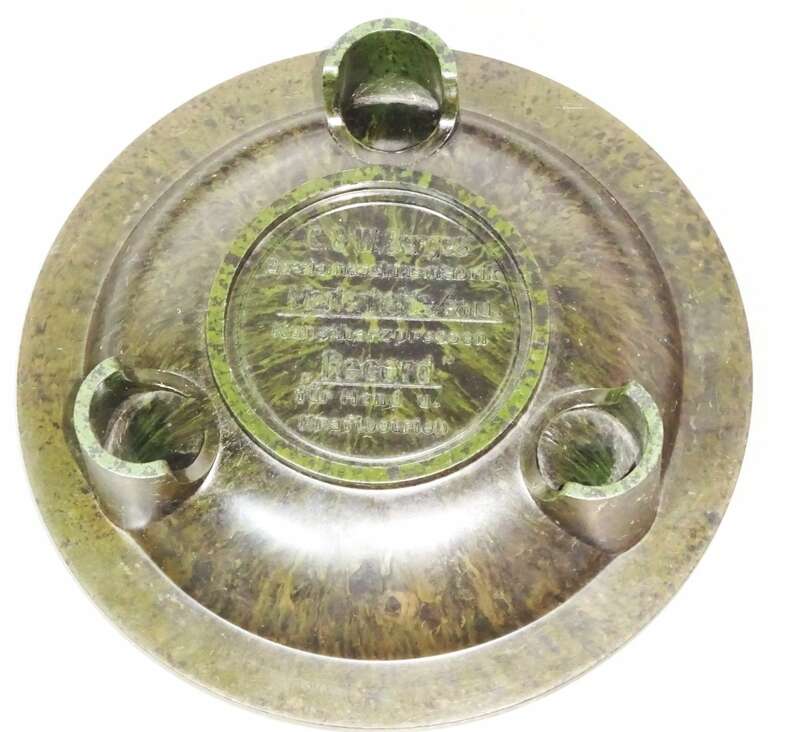 Berges Aschenbecher Bakelit 1930er Marienheide Maschenwerk 