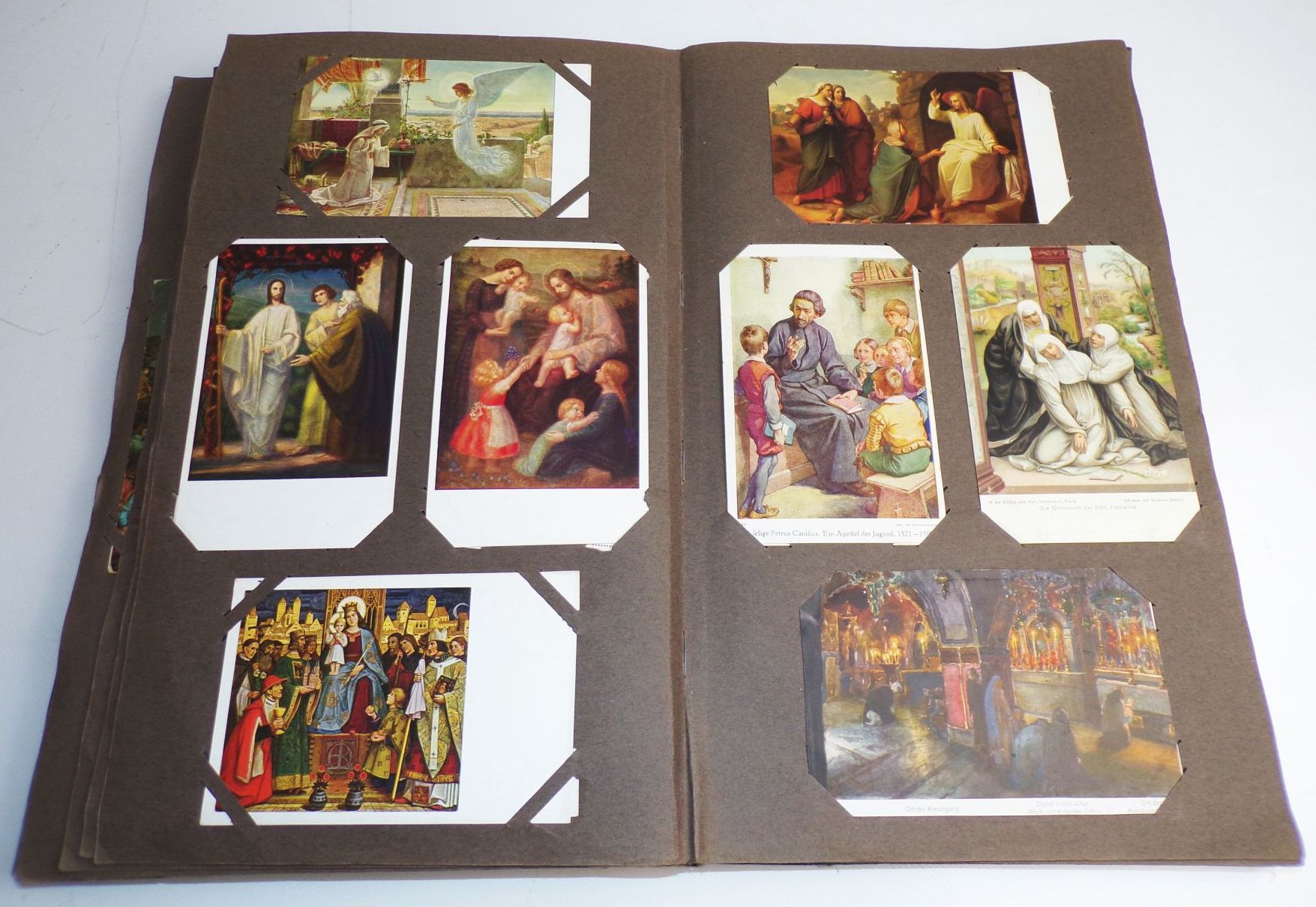 Ansichtskartenalbum mit Christlichen Karten Jesus Christi Religion Ansichtskartenalbum mit Christlichen Karten Jesus Christi Religion