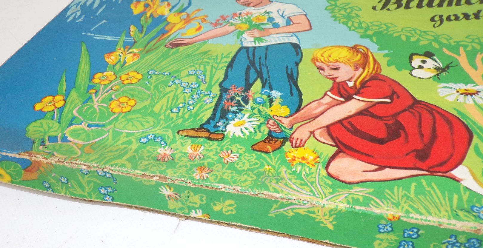 Mein Blumengarten DDR Brettspiel Spika Spielwerk Karl Marx Stadt 1967