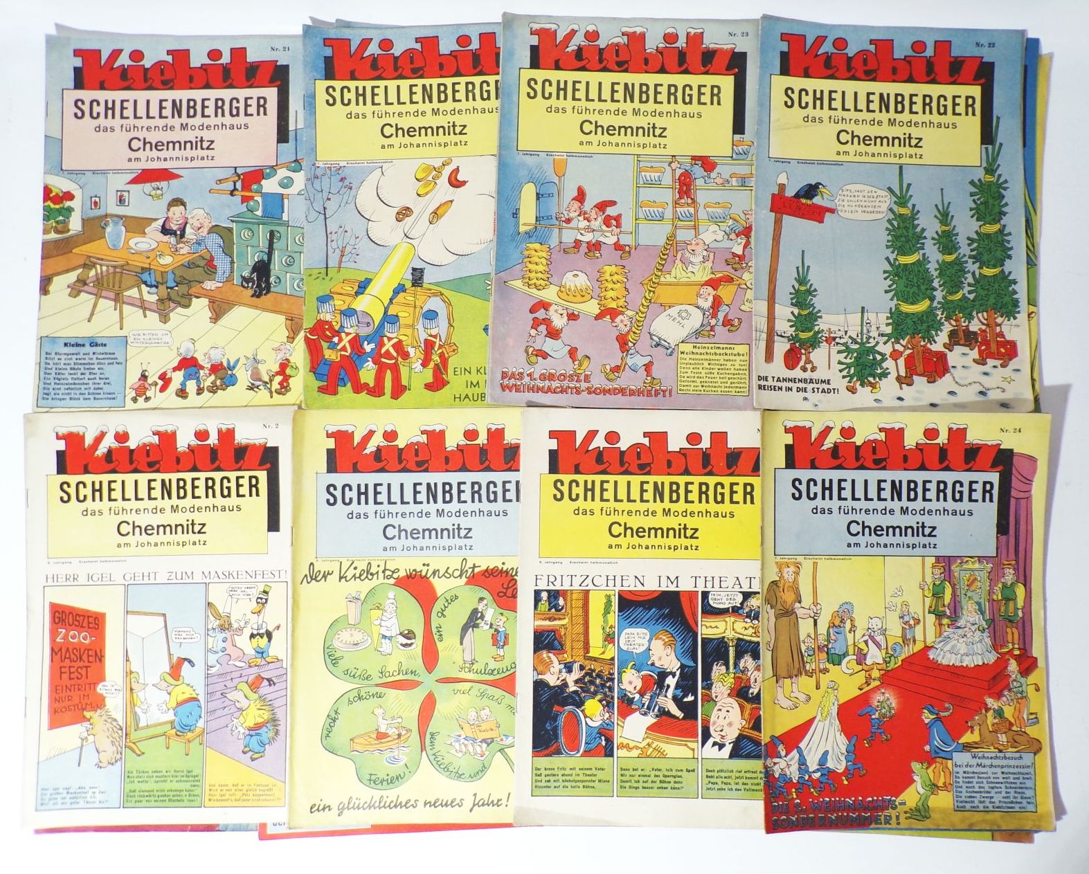 Kiebitz Kinderzeitung Konvolut Schellenberger Chemnitz 1930er 