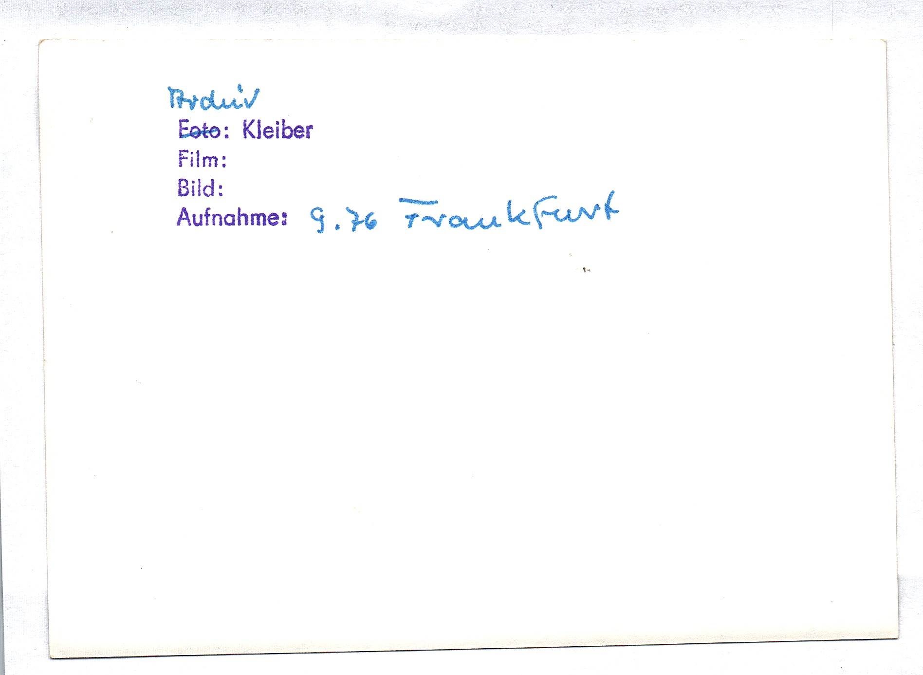 Foto DB 141 201-4 E-Lok September 1976 Frankfurt