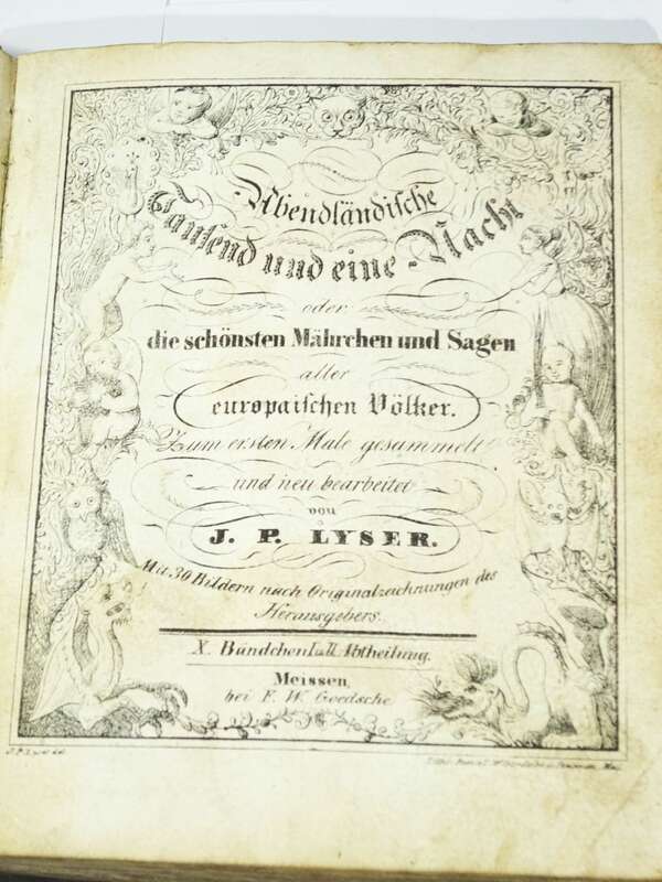 Abendländische Tausend und eine Nacht Märchen und Sagen Lyser 1838