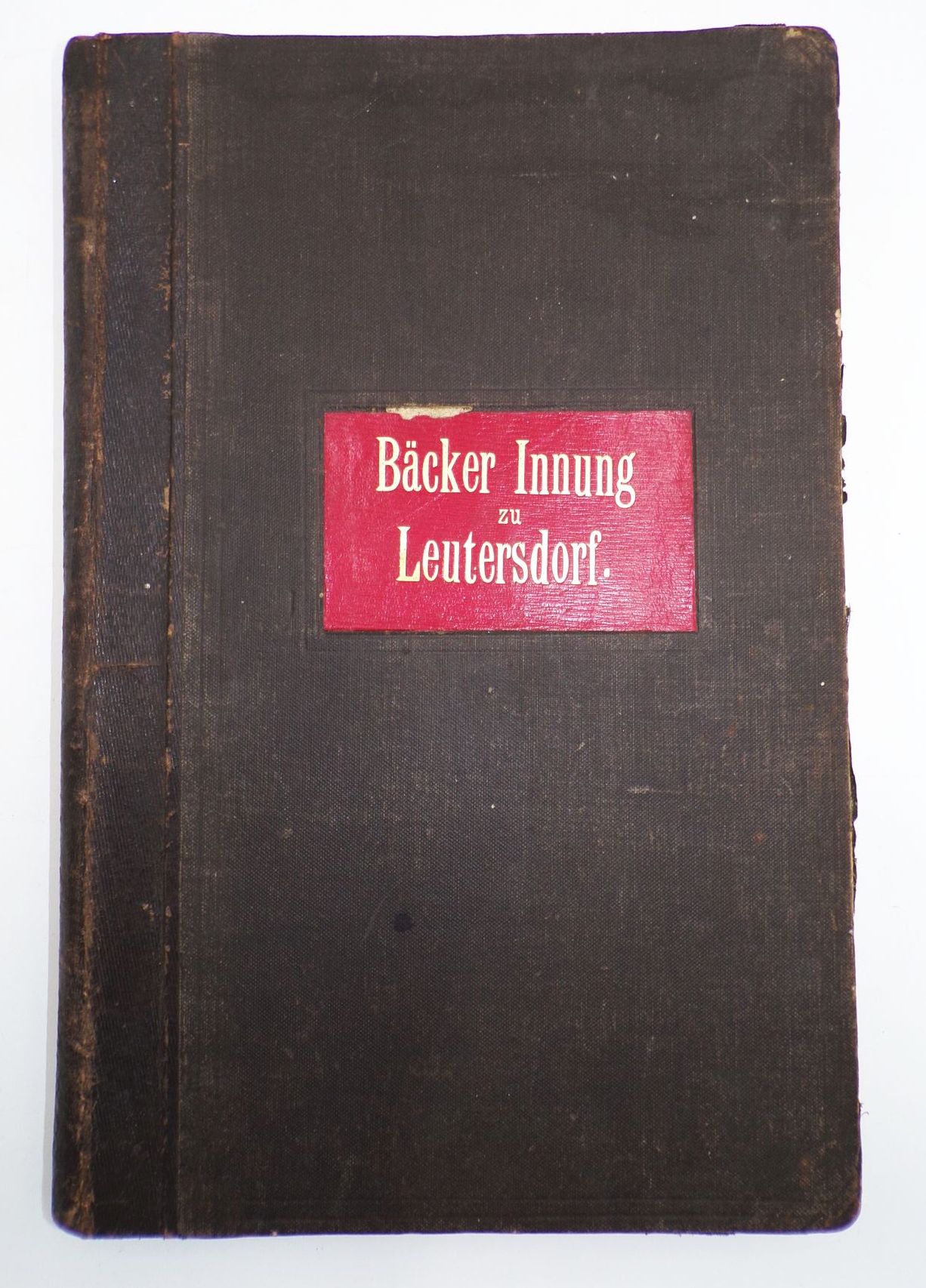 Handgeschriebenes Buch Bäcker Innung Leutersdorf Oberlausitz ab 1885