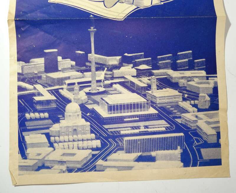 DDR Plakat Rumpelmännchen Knochen Altpapier Frösi Beilage 1960er 