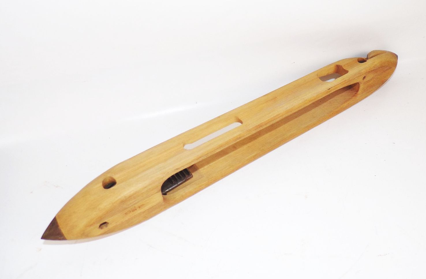 Altes Weber Schiffchen 3 Stück Schnellschütz für Webstuhl 