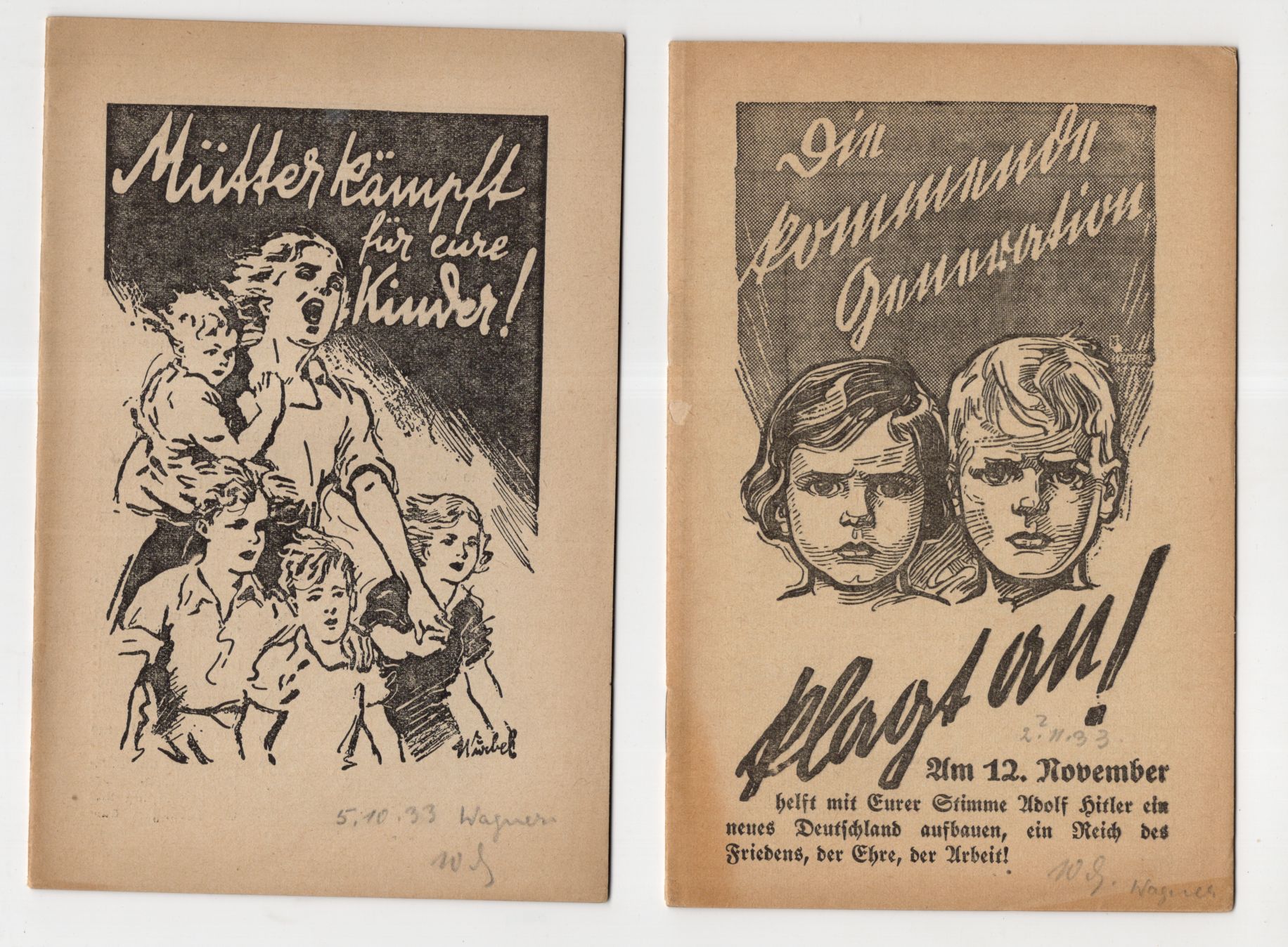 Propaganda Hefte 1933 Drittes Reich 