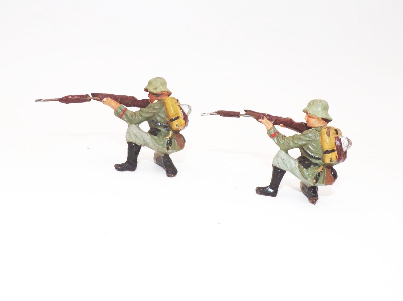 Konvolut Elastolin Soldaten Schützen 2 Wk WW2 Massefiguren Konvolut Elastolin Soldaten Schützen 2 Wk WW2 Massefiguren
