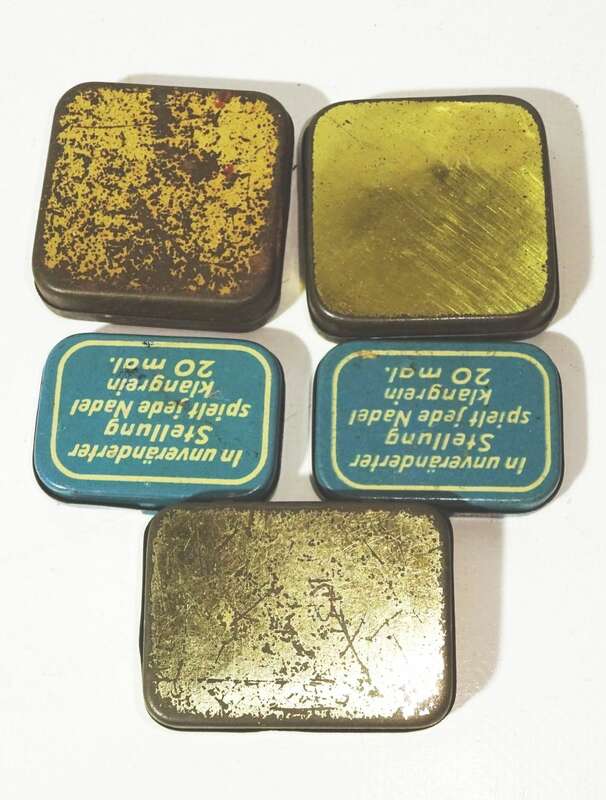Lot Nadeldose Grammophon needles Blechdosen 